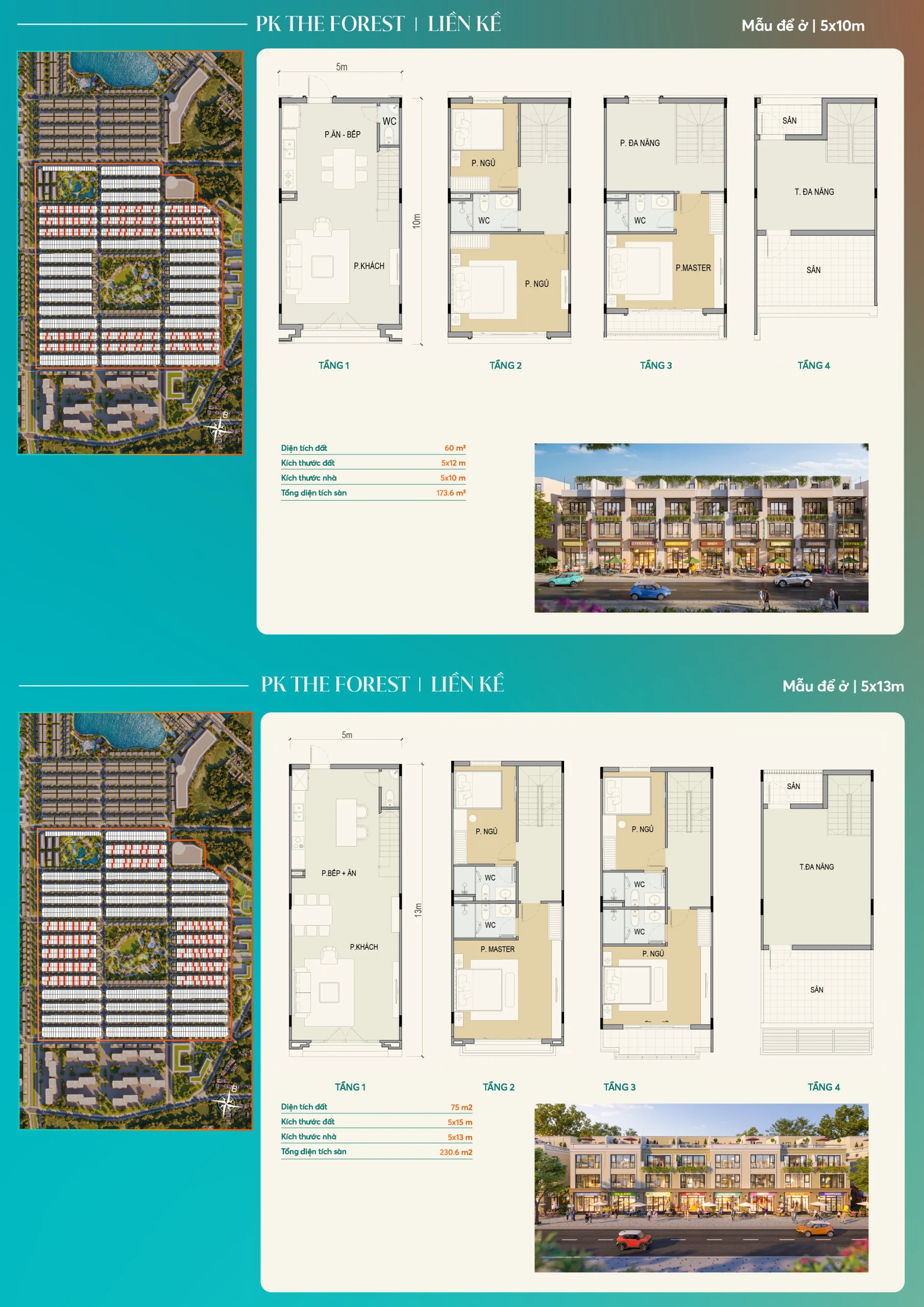 Mặt bằng 3 - Mặt bằng Mat bang lien ke Vinhomes Green City PK The Forest scaled - Mặt bằng