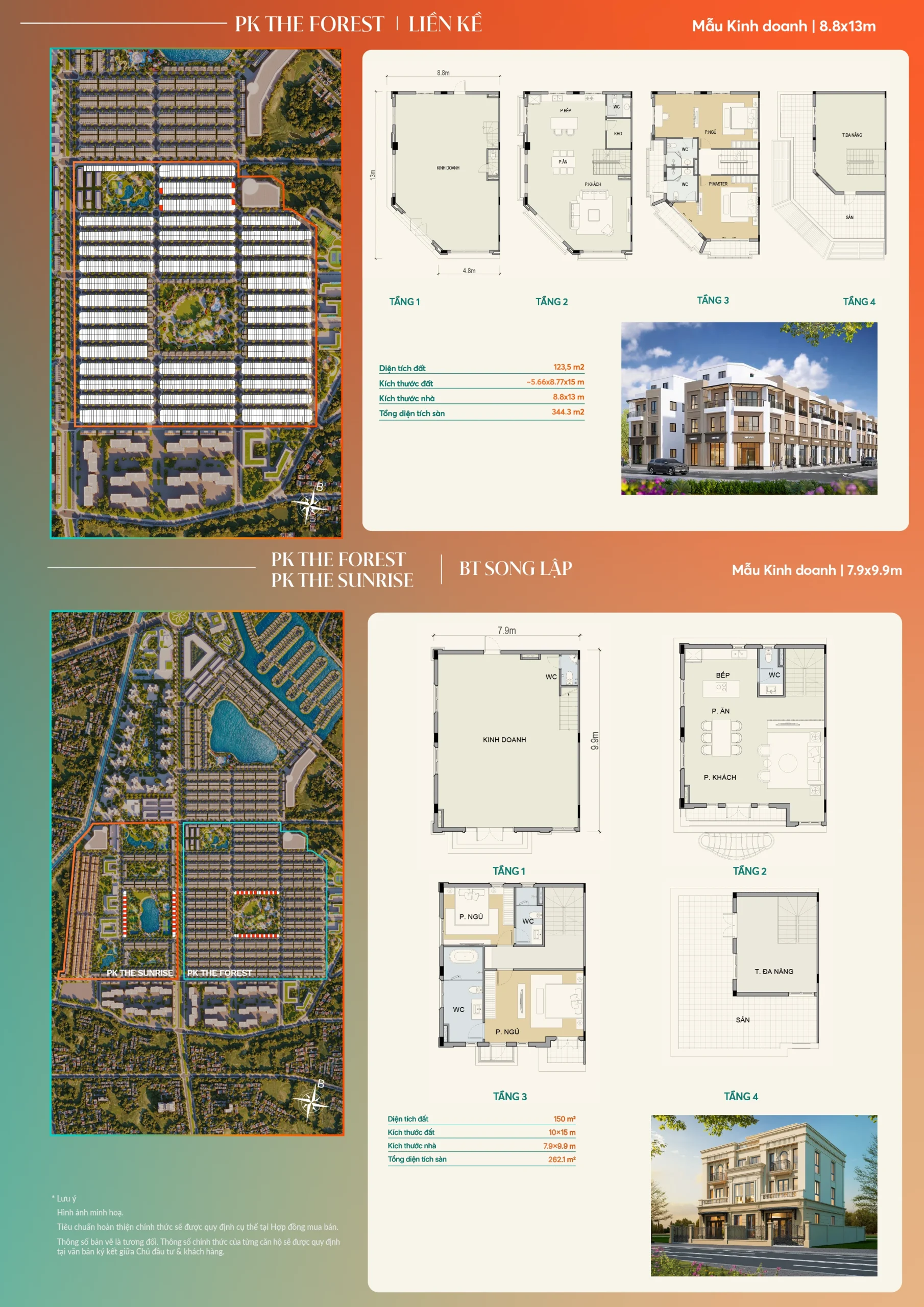 Mặt bằng 4 - Mặt bằng Mat bang nha pho Vinhomes Green City PK The Forest scaled - Mặt bằng