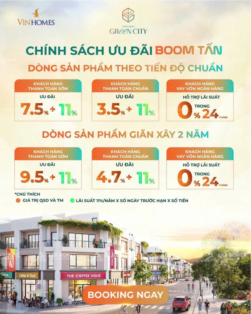 Vinhomes Green City 10 - Vinhomes Green City chinh sach uu dai Vinhomes Green City - Vinhomes Green City