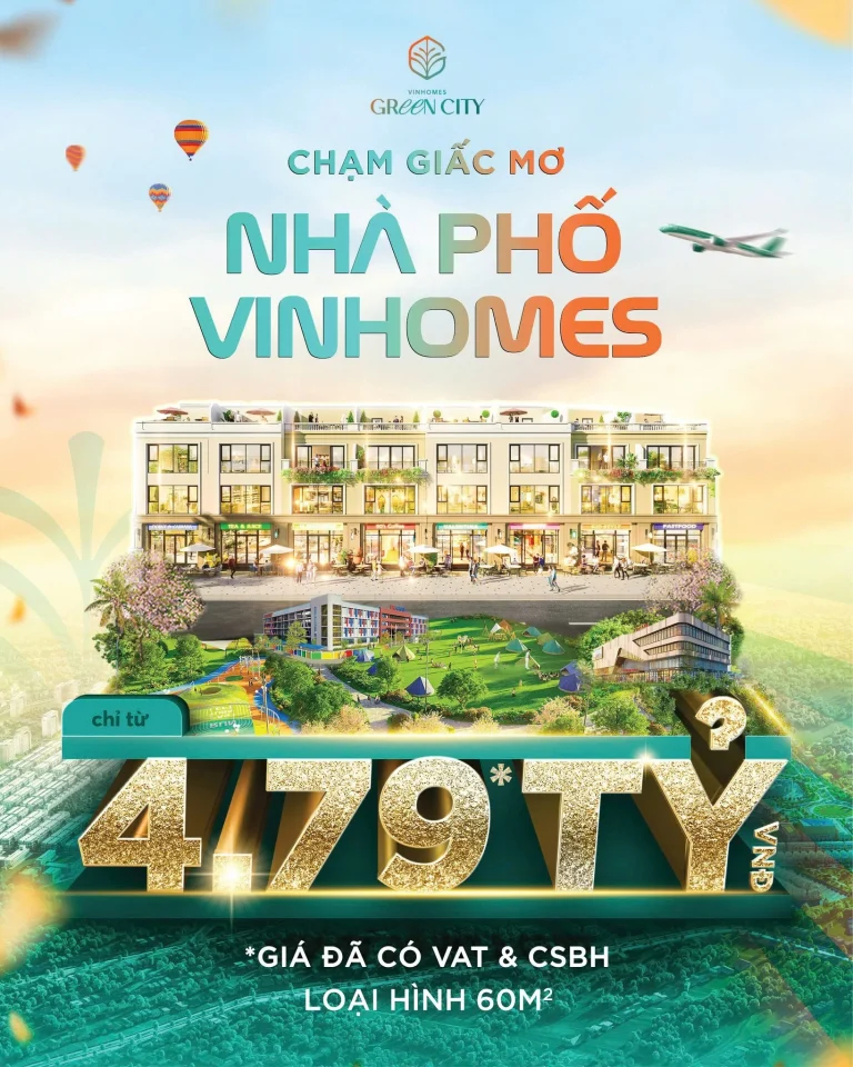 Mức giá đột phá - Nhà phố Vinhomes Green City chỉ từ 4,79 tỷ đồng 2 - Mức giá đột phá - Nhà phố Vinhomes Green City chỉ từ 4,79 tỷ đồng nha pho vinhomes green city - Mức giá đột phá - Nhà phố Vinhomes Green City chỉ từ 4,79 tỷ đồng